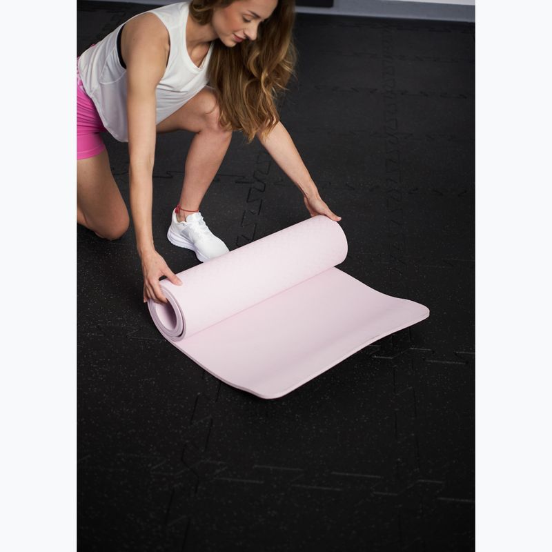 Fitnessová podložka TREXO comfort 10 mm TXO-B4Z003-VT light pink 7
