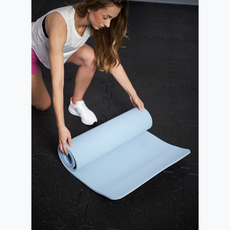 Fitnessová podložka TREXO comfort 10 mm TXO-B4Z003-BL blue 7