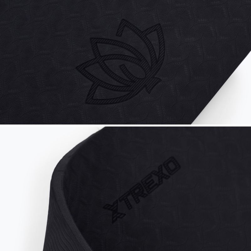 Fitnessová podložka TREXO comfort 10 mm TXO-B4Z003-BL graphite 6