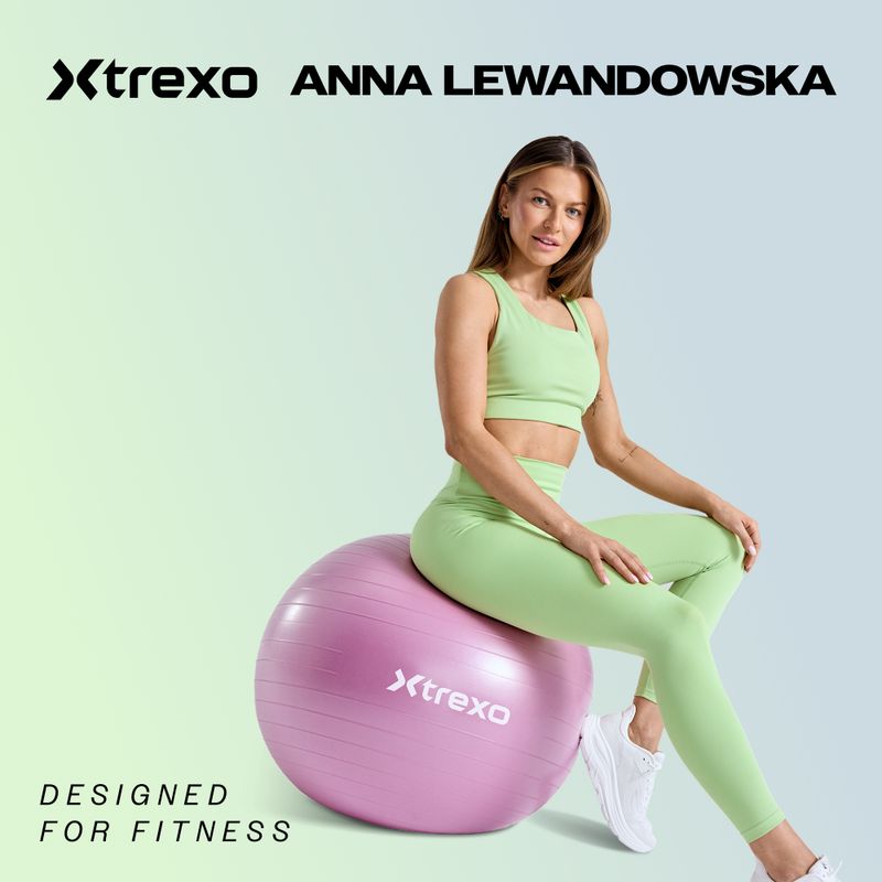 Gymnastický míč XTREXO TXO-B4Z007-GY 55 cm grey  2