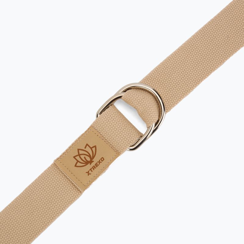Popruh na jógu XTREXO TXO-B4Z026-BZ brown 3