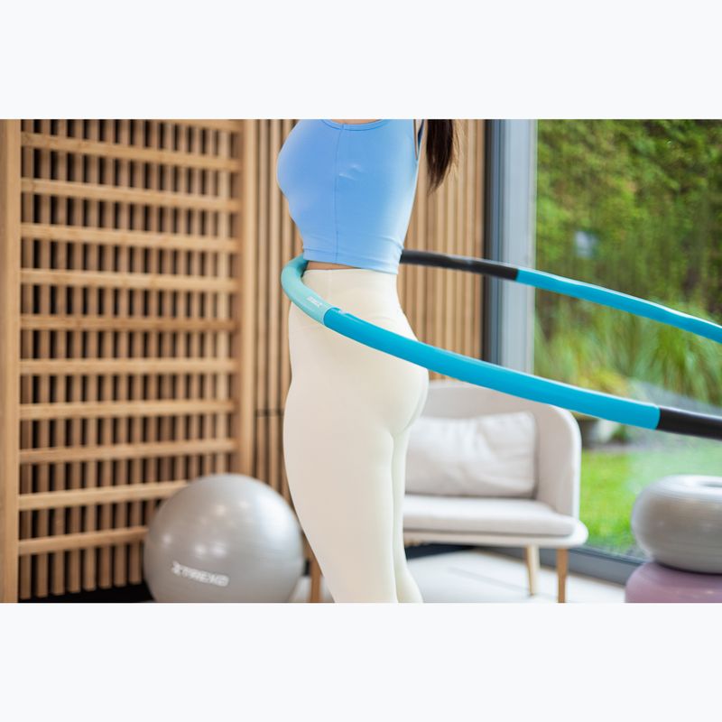 Masážní obruč hula hoop XTREXO TXO-B4Z035-GN turquise 5