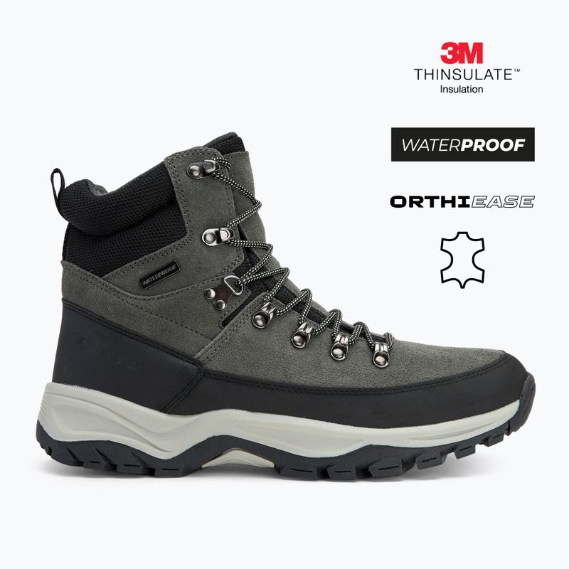 Pánské trekingové boty KADVA Adven Mid WaterProof šedé 2