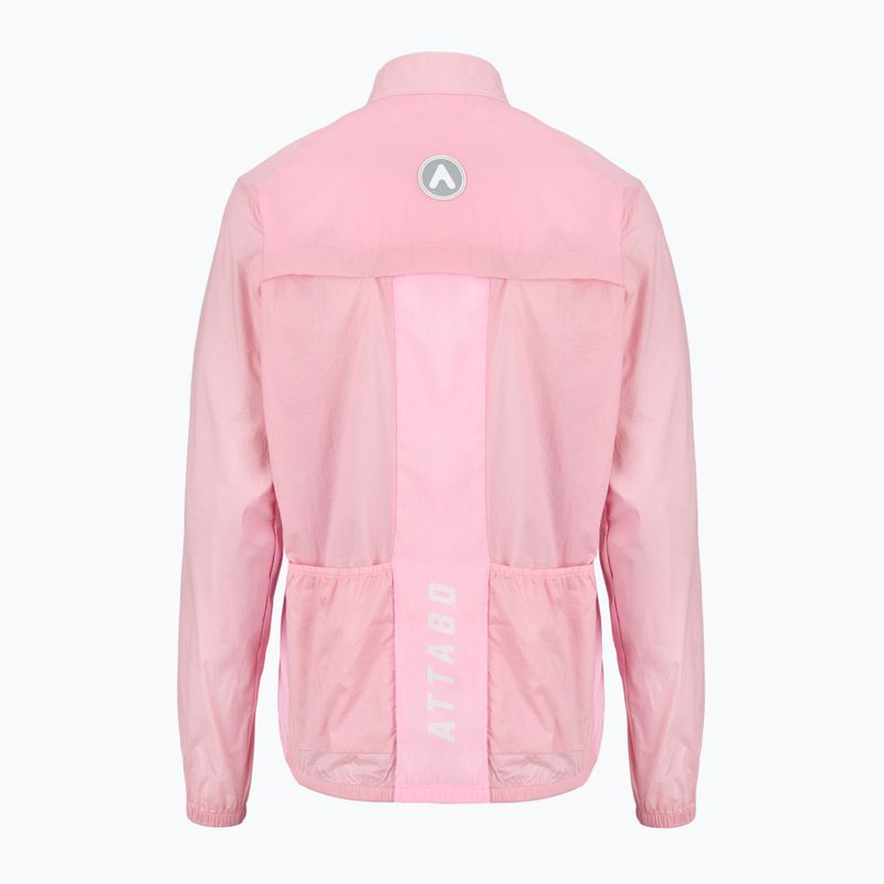 Dámská cyklistická větrovka ATTABO Cahayo Jacket Windproof pink 10