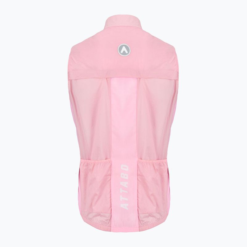 Dámská cyklistická vesta ATTABO Cahayo Vest Windproof pink 10