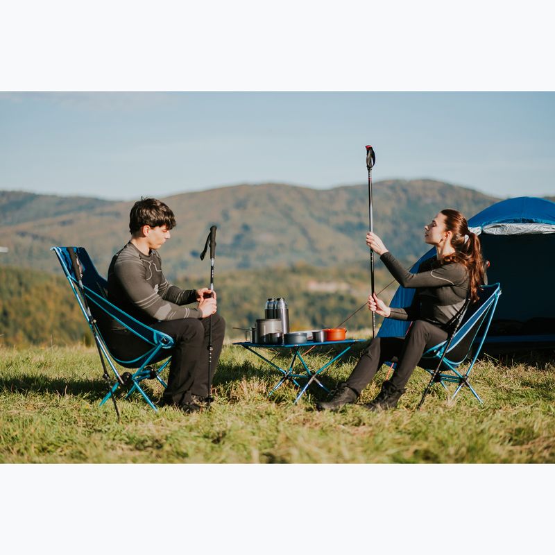 Skládací turistická židle KADVA Sego Low ultralehká modrá 3