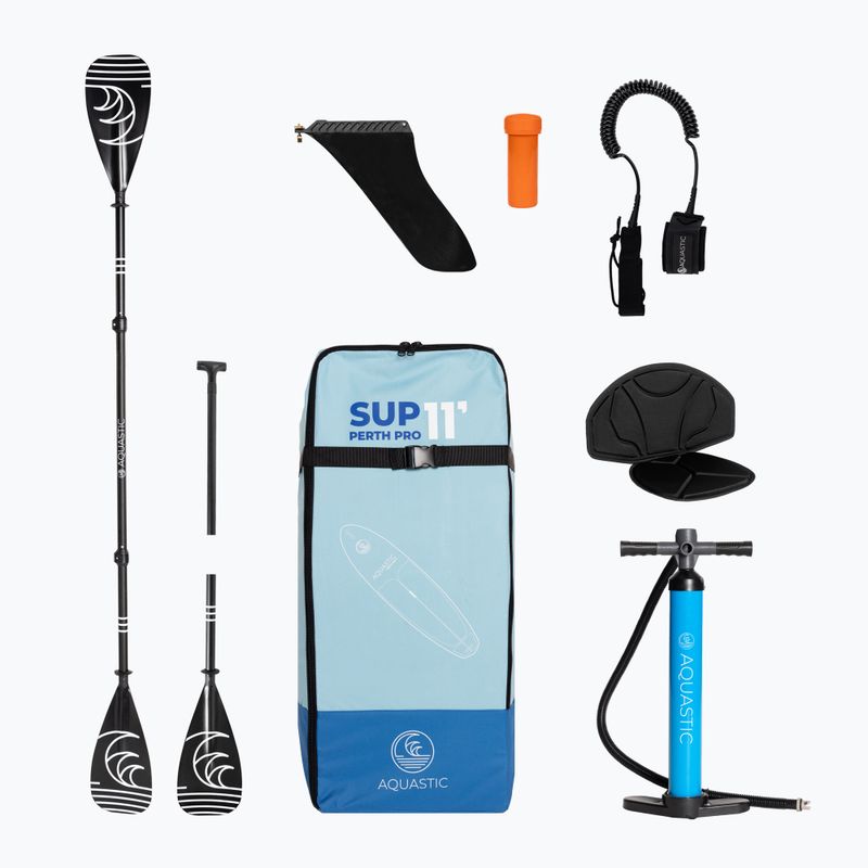 Prkno SUP AQUASTIC Perth Pro 11 allround modrá 18