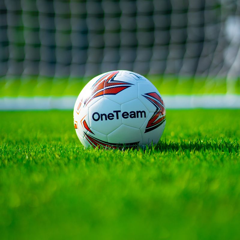 Fotbalový míč OneTeam MS Basic oranžový velikost 3 5