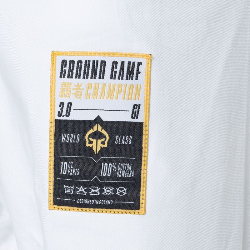 Kimono GI pro brazilské jiu-jitsu Ground Game Champion 3.0 white 9