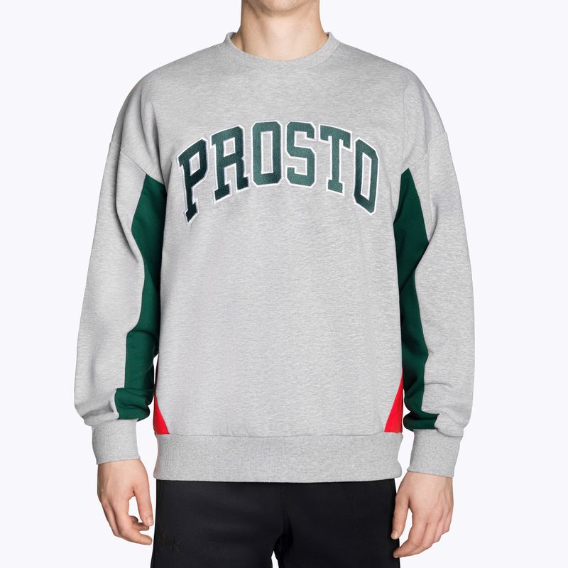 Pánská mikina PROSTO Crewneck Splork gray