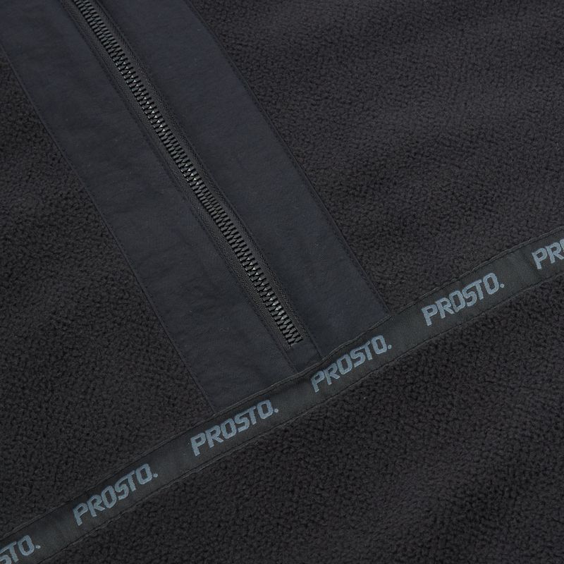 Pánská mikina PROSTO Half Zip Fleece Nero black 4
