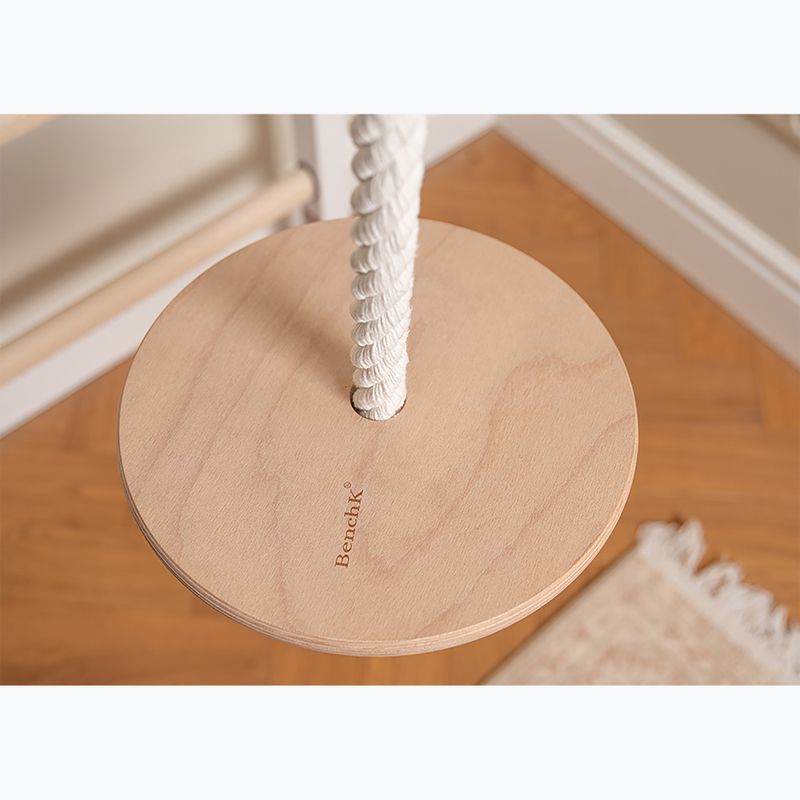 Gymnastický žebřík BenchK 711W+A204 white matte/oak 7