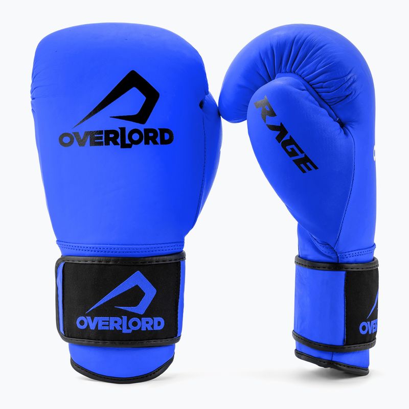 Modré boxerské rukavice Overlord Rage 100004-BL/10OZ 7