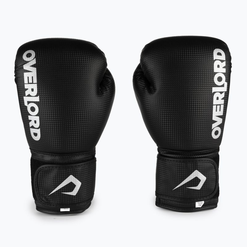 Kevlarové boxerské rukavice Overlord černé 100005-BK/10OZ 2