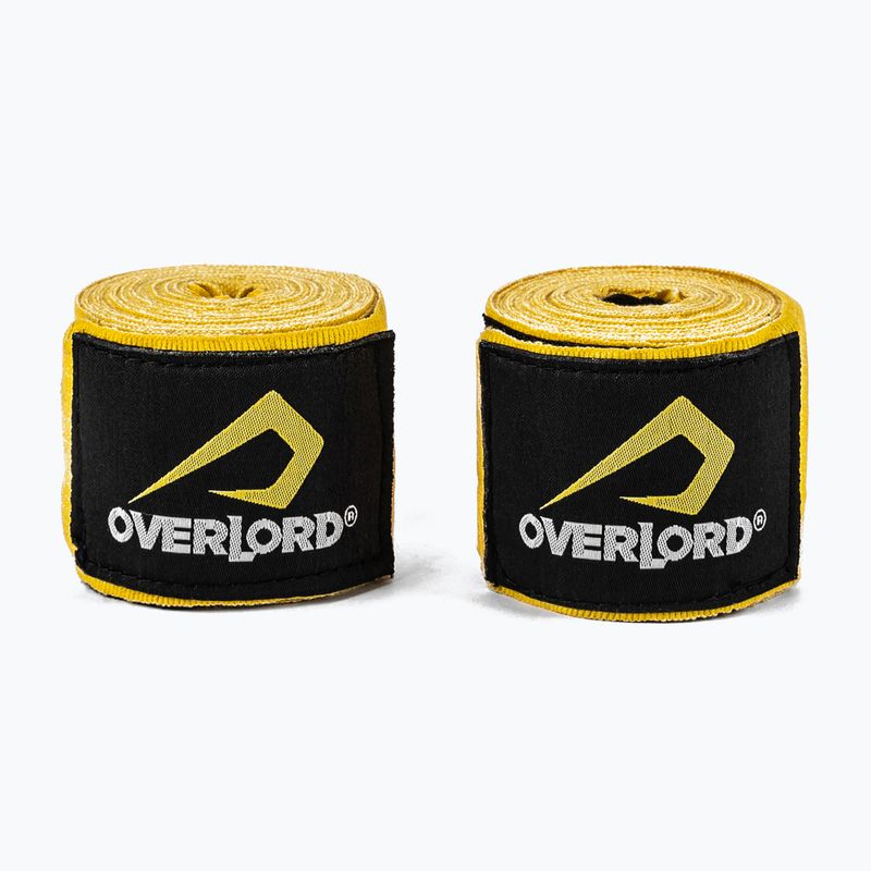 Boxerské bandáže Overlord elastické žluté 200001-Y