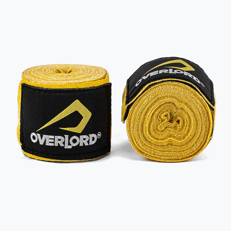 Boxerské bandáže Overlord elastické žluté 200001-Y 2
