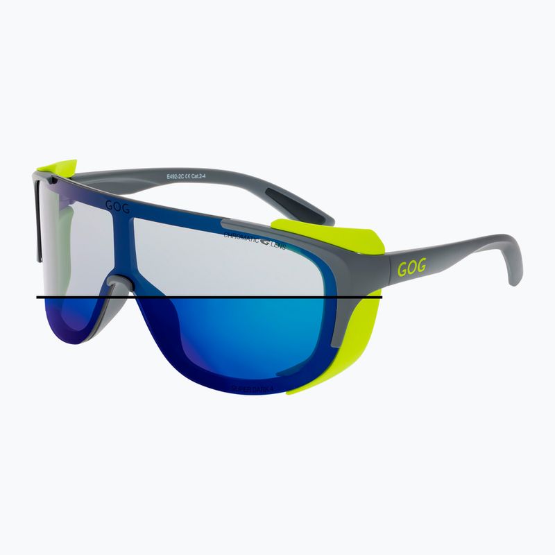 Sluneční brýle GOG Tatra matt grey/neon lemon 3
