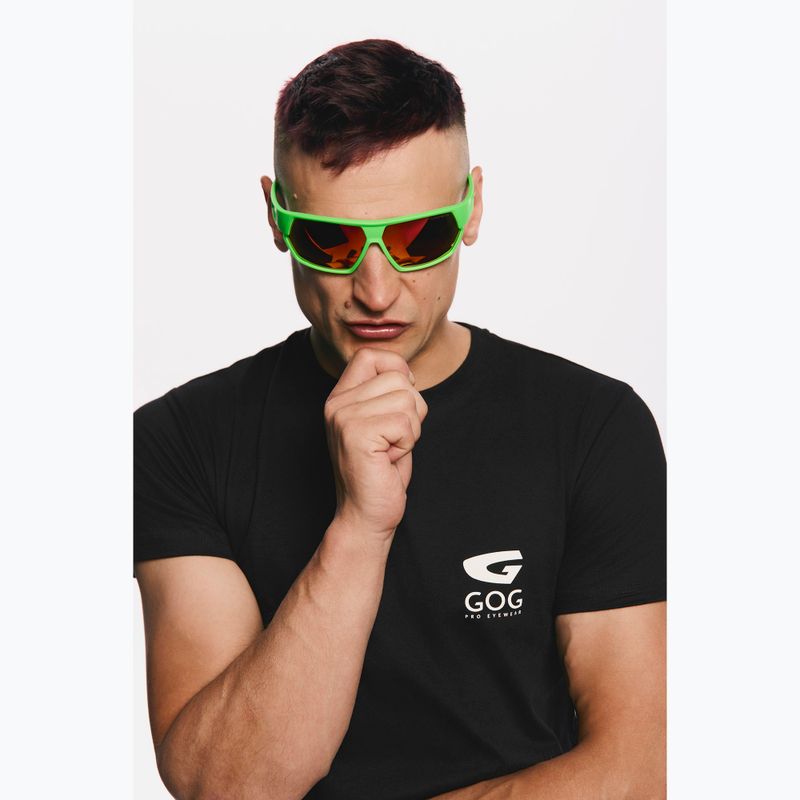 Sluneční brýle GOG Zonda matt neon green/red 6