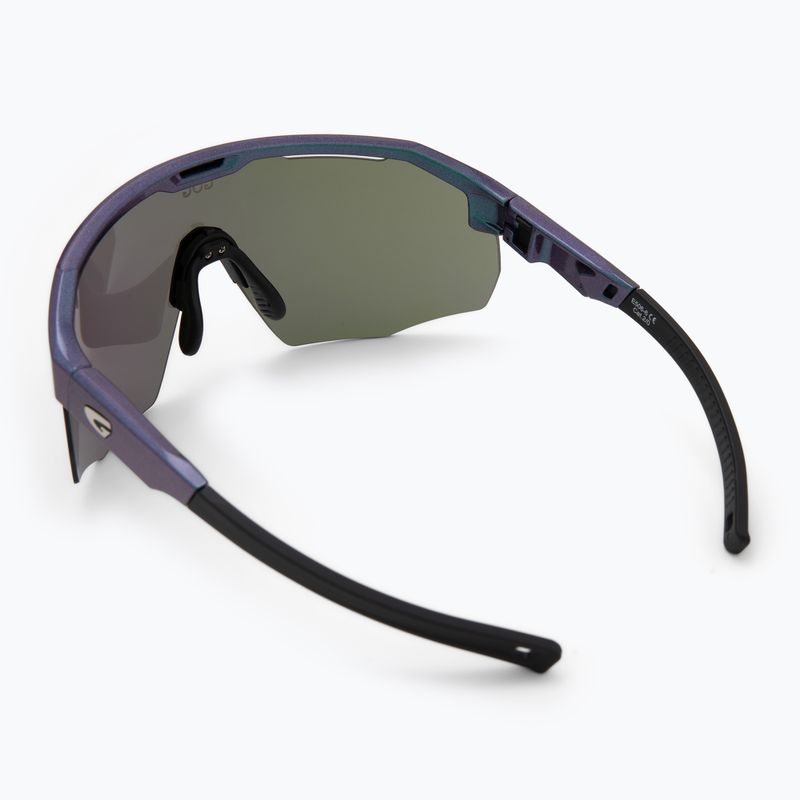 Sluneční brýle GOG Argo metallic purple/green reflex purple 3