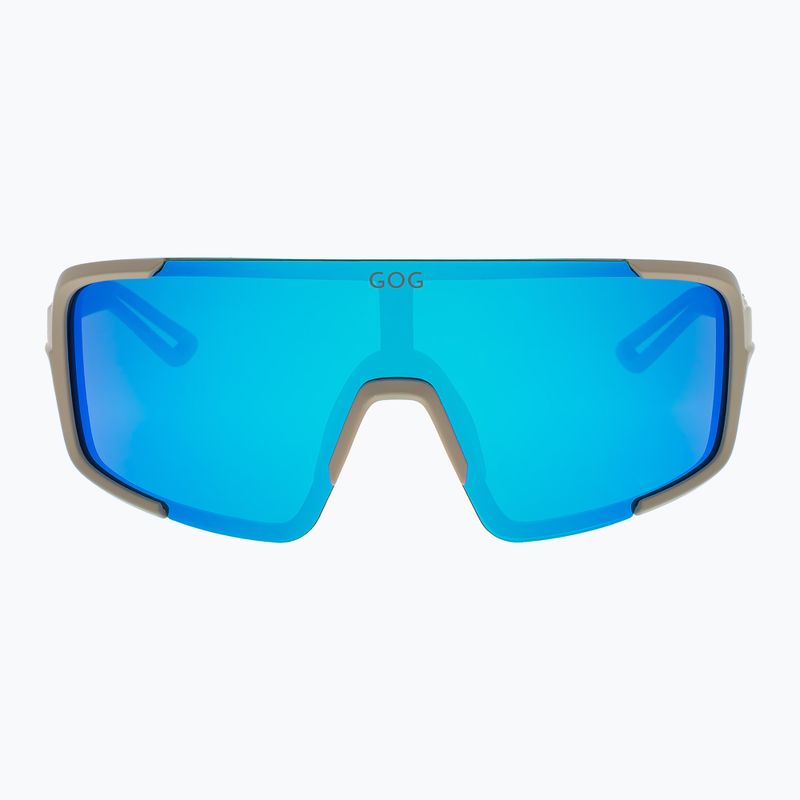 Sluneční brýle GOG Magni matt brown/khaki reflex white/blue 2