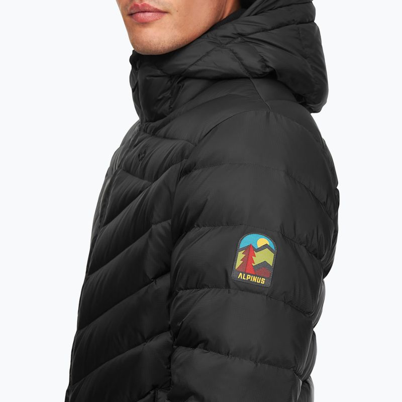 Pánská péřová bunda Alpinus Monsivo black 4