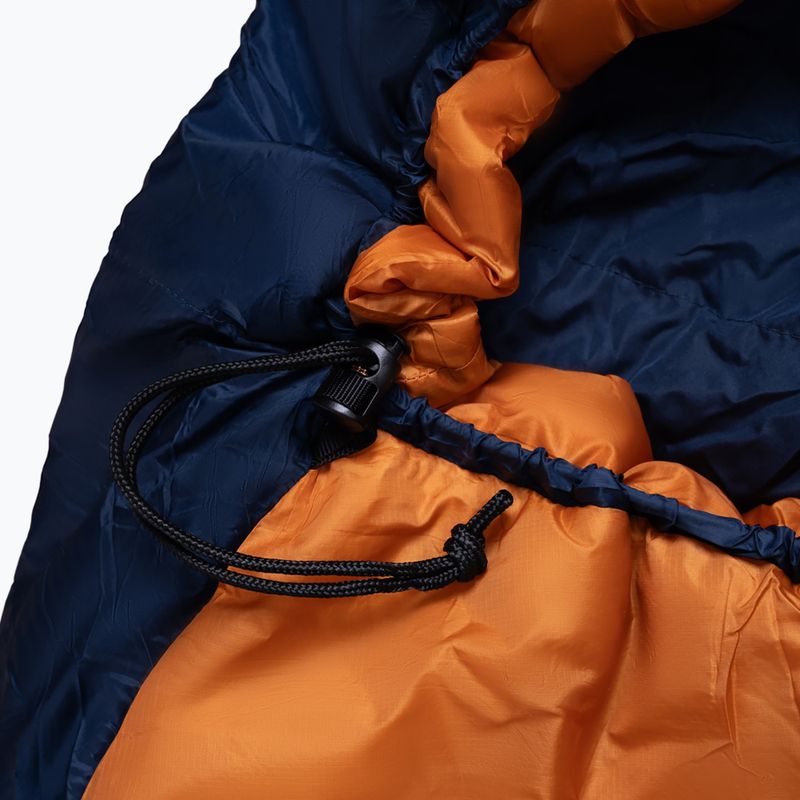 Spací pytel levý Alpinus Ultralight 850 orange/green 2