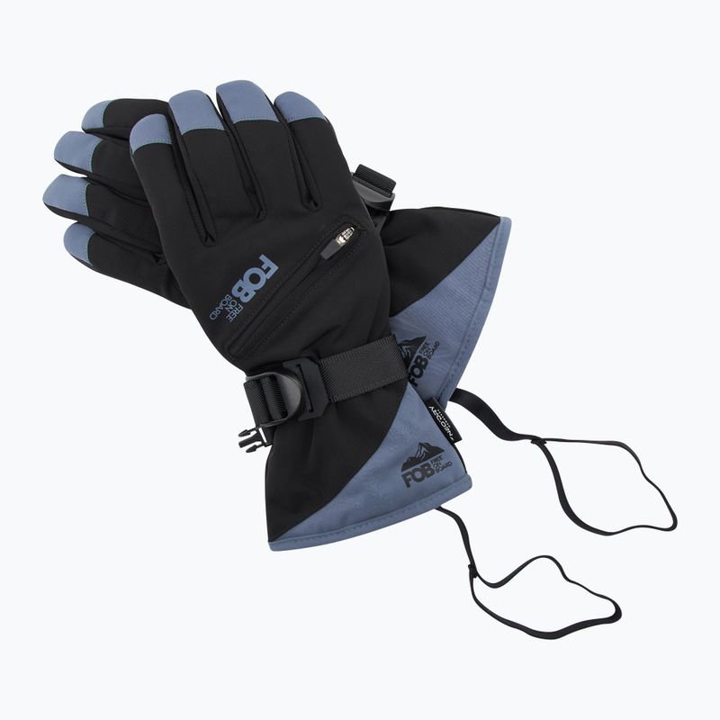 Pánské snowboardové rukavice 4F FNK M151 denim 6