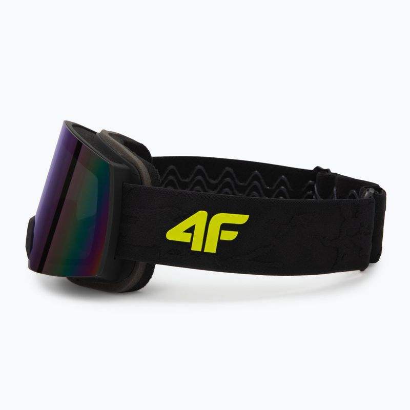 Dětské lyžařské brýle 4F M041 black/multicolor 4