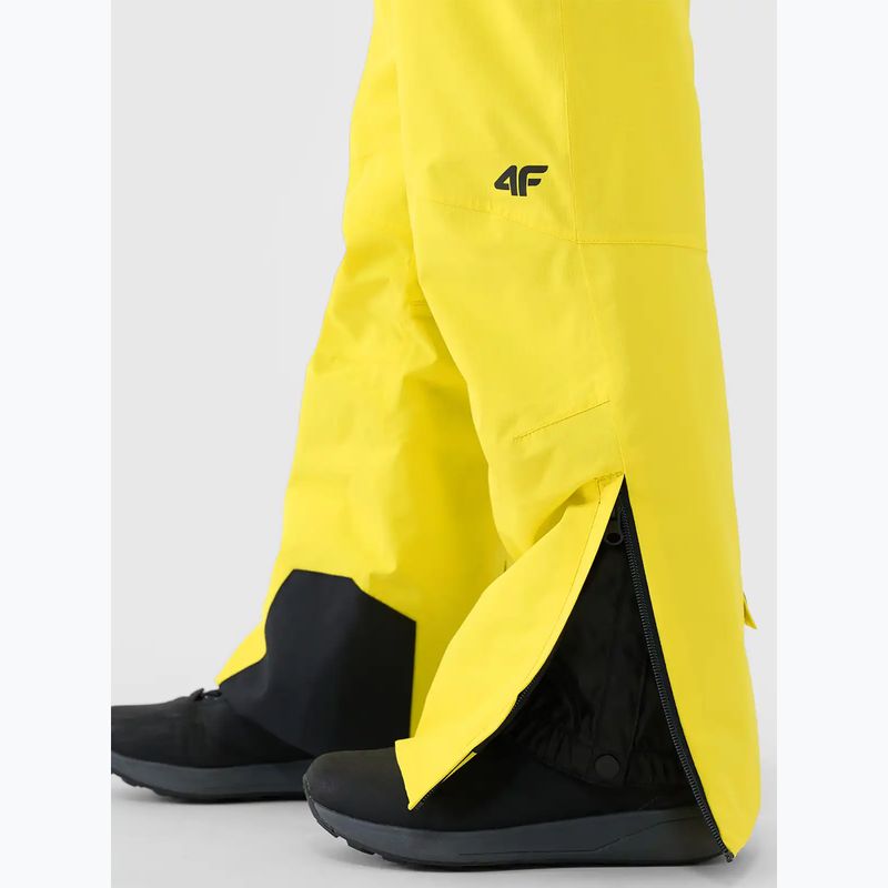 Dětské lyžařské kalhoty 4F Fnk M0953 yellow 3