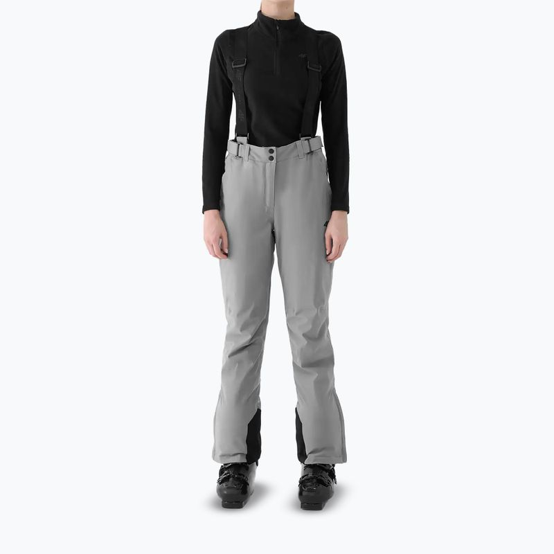 Dámské lyžařské kalhoty 4F Fnk F1157 cool light grey