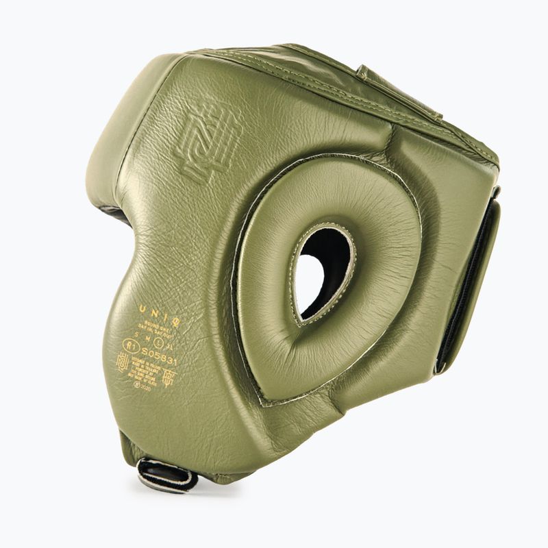Boxerská helma UNIQ Competition classic khaki 2