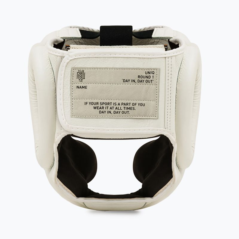 Boxerská helma UNIQ Full Coverage technical white 3