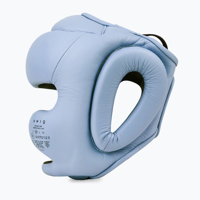Boxerská helma UNIQ Full Coverage light blue 2