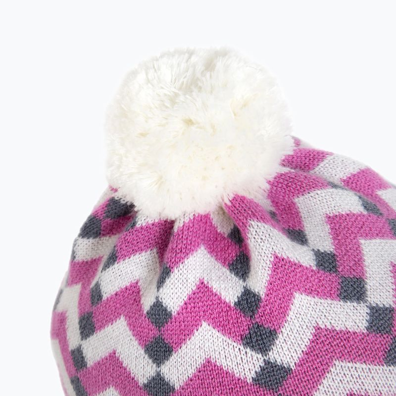 Dětská zimní čepice KID STORY Merino lilac 3