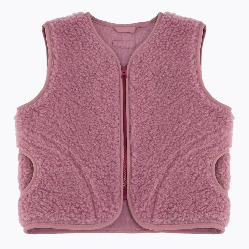 Dětská vesta KID STORY Merino dusty pink