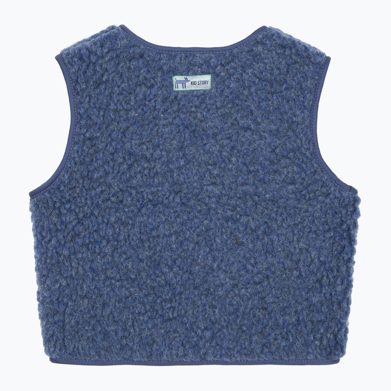 Dětská vesta KID STORY Merino denim 2