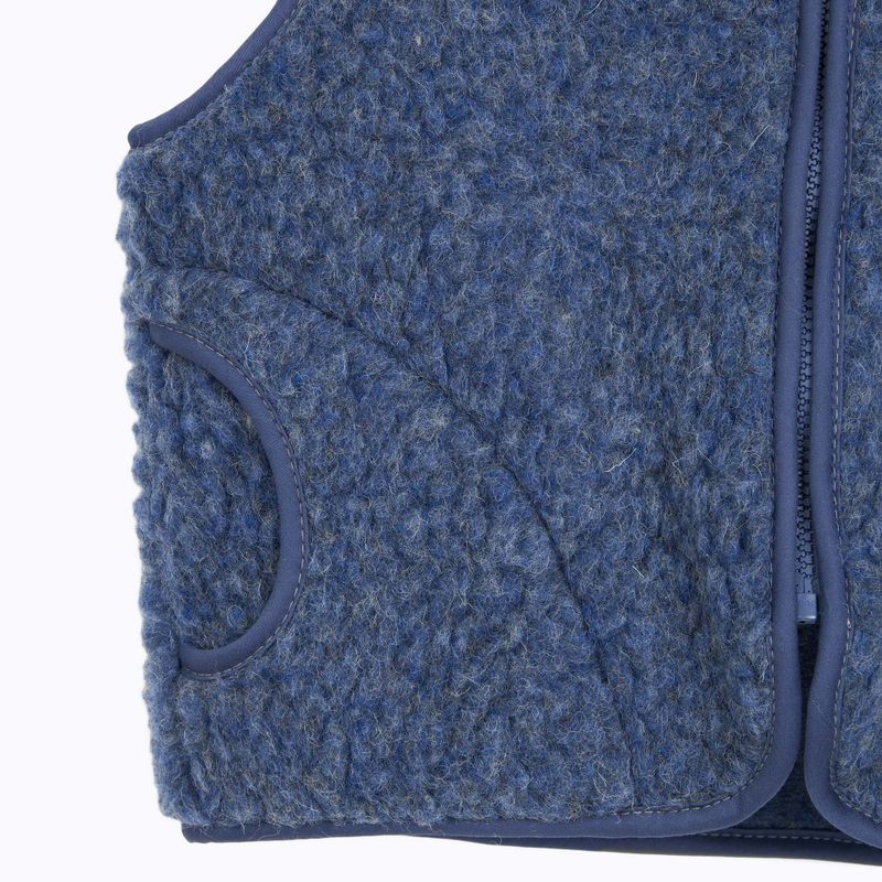 Dětská vesta KID STORY Merino denim 3