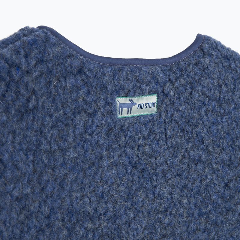 Dětská vesta KID STORY Merino denim 4