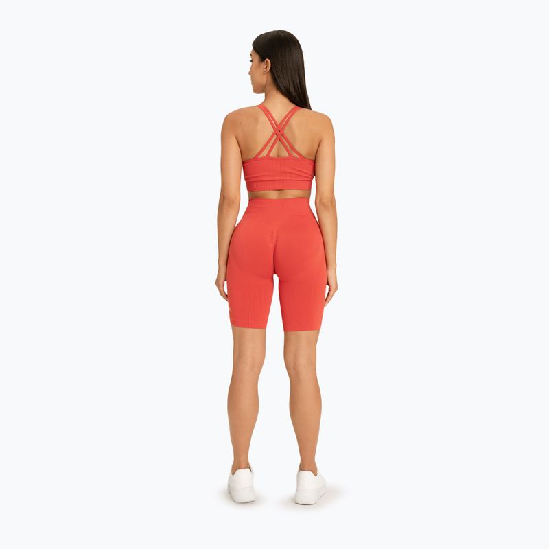 Dámské cyklistické tréninkové šortky Gym Glamour Push Up 2.0 magic melon 3