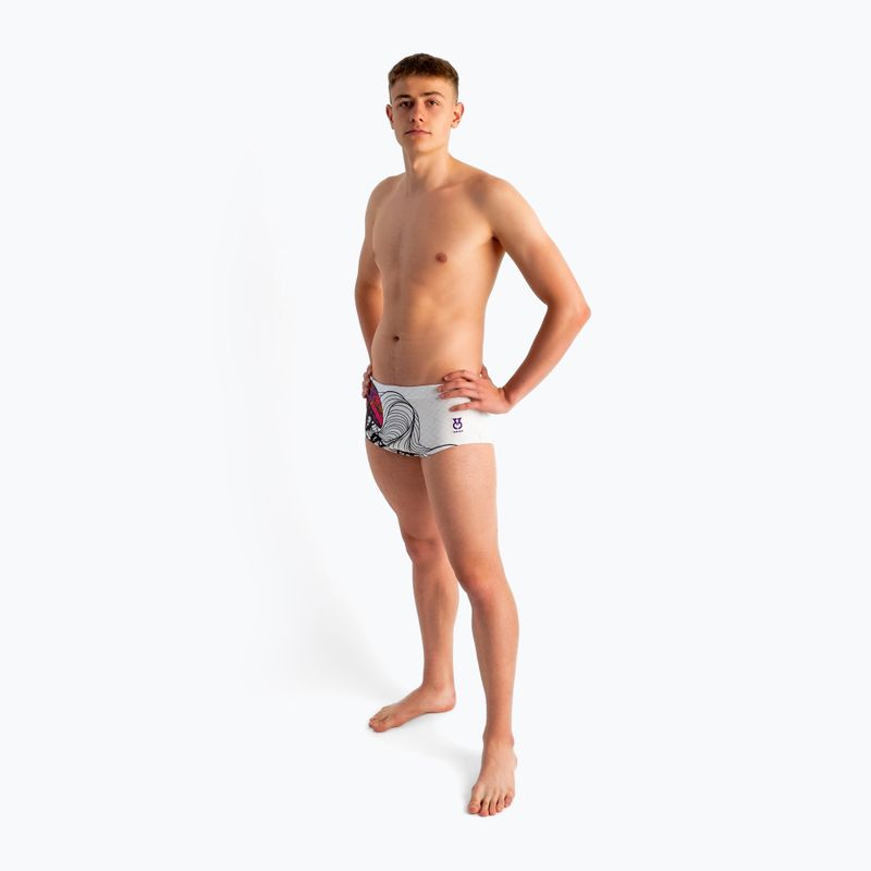 Pánské plavecké boxerky SWEEP Aqua Medusa white 6