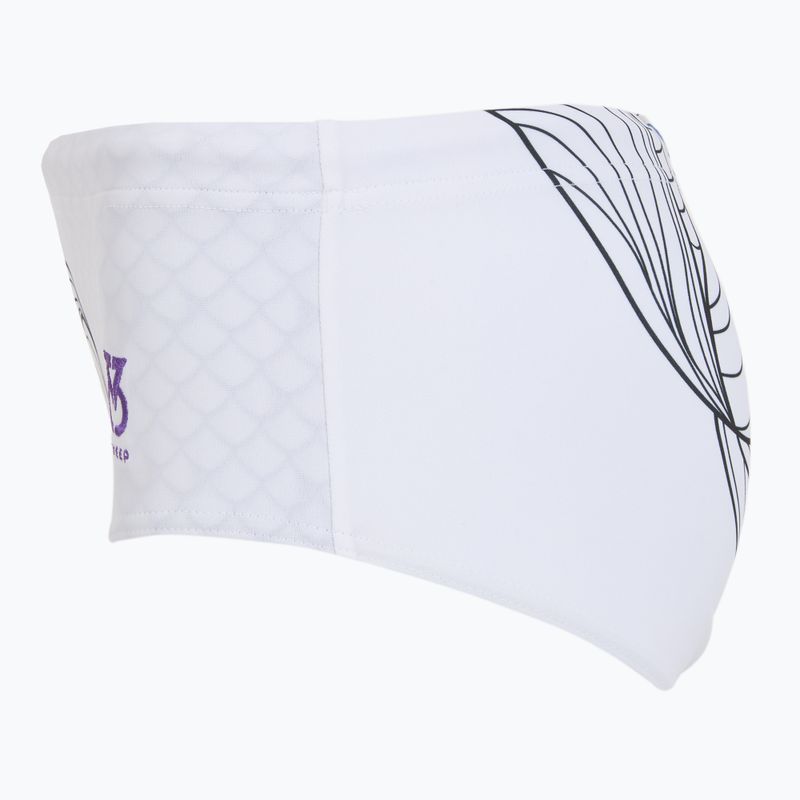 Pánské plavecké boxerky SWEEP Aqua Medusa white 3