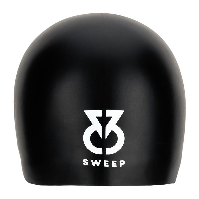Plavecká čepice SWEEP startovací black 3