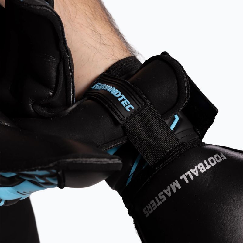 Brankářské rukavice Football Masters Invictus X Training black/blue 8