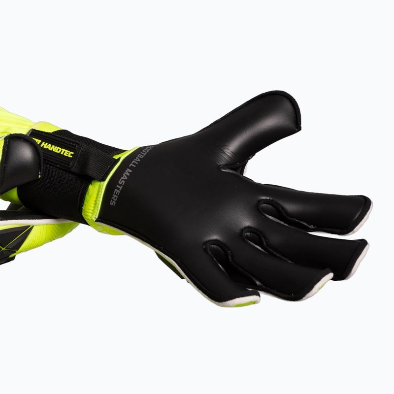 Brankářské rukavice Football Masters Invictus X PRO yellow fluo 6