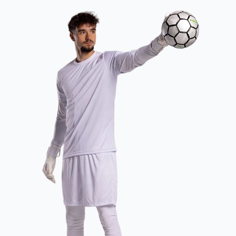 Brankářské rukavice Football Masters Varis X PRO all white 3