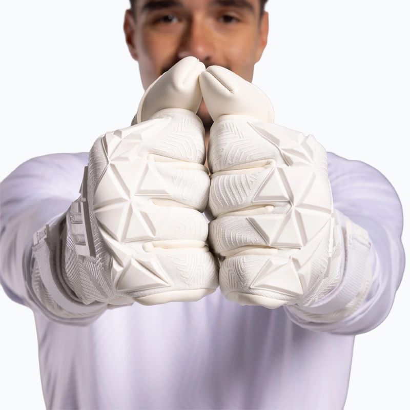 Brankářské rukavice Football Masters Varis X PRO all white 5