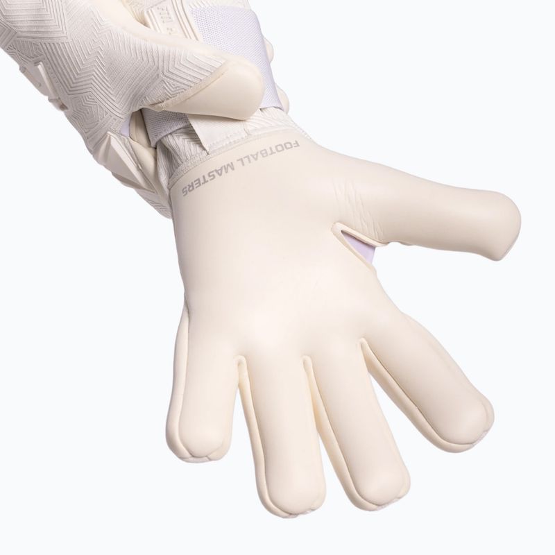 Brankářské rukavice Football Masters Varis X PRO all white 8