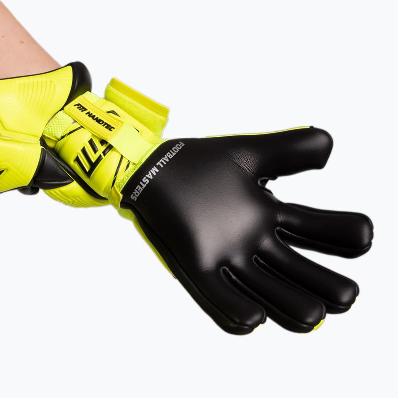 Brankářské rukavice Football Masters Varis X yelow fluo 5