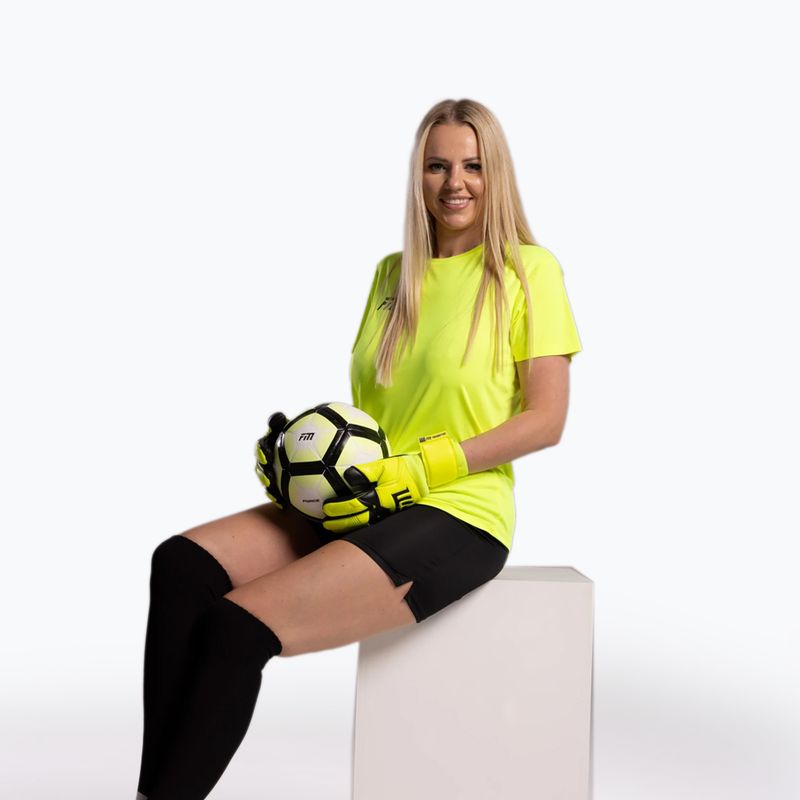Brankářské rukavice Football Masters Varis X yelow fluo 8