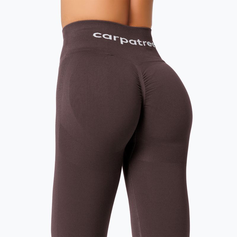 Dámské tréninkové legíny Carpatree Allure Seamless berry brown 6